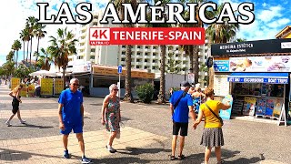 TENERIFE  PLAYA DE LAS AMÉRICAS  Tour of several Places ☀️ 4K Walk ● February 2024 [upl. by Easter]