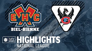 HC Bienne  FribourgGottéron 13 01 02 10 [upl. by Adnahsar954]