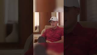 Ludvig Åberg om sitt inspelsvarv med Rory McIlroy på Augusta National [upl. by Aerised797]