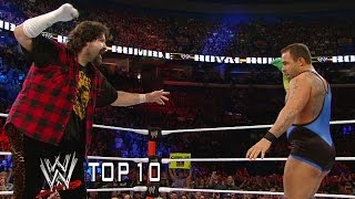 Santinos most memorable moments  WWE Top 10 [upl. by Naivad938]