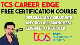 TCS EDGE Program  12thDiplomaAny GraduatePostGraduate Eligible  Free Certification [upl. by Etty]