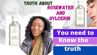 Rosewater review  what I can use rose water and glycerin to do Benefits of rosewater and glycerin [upl. by Ellehcar]