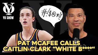 Pat McAfee Calls Caitlin Clark quotWhite Bquot  Too Far [upl. by Varrian]