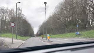 Swindon  Mannington Roundabout amp Right turning [upl. by Onibag]