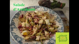 Salade dartichauts poivrade quotLes Recettes de Mamie Suzouquot [upl. by Zuleika]