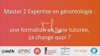 Master 2  Expertise en gérontologie [upl. by Casilda]