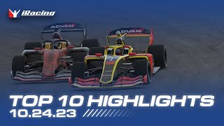 iRacing Top 10 Highlights  October 24th 2023 [upl. by Nikkie]