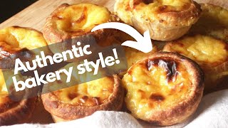 Pasteis De Nata  Make Authentic Portuguese Custard Tarts At Home [upl. by Valenba]