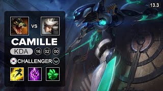 Camille vs Renekton Top  KR Grandmaster  Patch 133 Season 13 [upl. by Cello86]