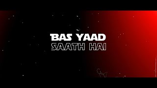 Kehne Ko saath Apne Ek duniya chalti hai  Abdullah Shakir  Main Jahaan Rahoon  Lyrical Video [upl. by Thilda]