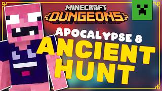 DOMINATING Minecraft Dungeons Ancient Hunt on Apocalypse 8 difficulty [upl. by Kcirdnekel]