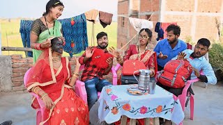 पगली ने अपने नंद को ऐसा मेकअप क्यों किया विडीयो में जानेbhojpuri comedy [upl. by Anavahs852]