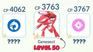 Level 50 XL SHINY GENESECT in Pokemon GO Master League [upl. by Eseerehc929]