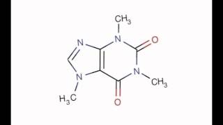 Caffeine Molecule  Largem4v [upl. by Novello709]