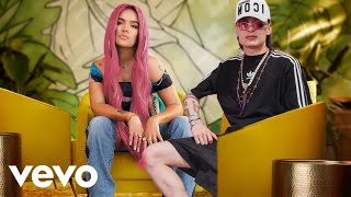 KAROL G Peso Pluma  Ayer Te Vi Solita Video Oficial [upl. by Aicemak]