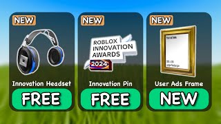 ROBLOX INNOVATION AWARDS 2024 New Free Items [upl. by Ramoj4]