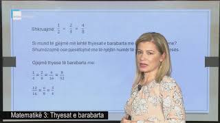 Matematikë 3  Thyesat e barabarta [upl. by Trista]