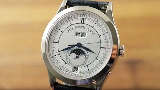 Patek Philippe 5396G Sector Dial Annual Calendar Moonphase 5396G001 Patek Philippe Watch Review [upl. by Lambrecht699]