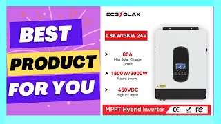 ECGSOLAX 18KW 3KW Hybrid Solar Inverter 12V [upl. by Milka]