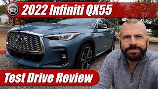 2022 Infiniti QX55 Test Drive Review [upl. by Ahsitram848]