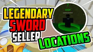 ALL LEGENDARY SWORD SELLER LOCATIONS IN BLOX PIECE [upl. by Ellessig]