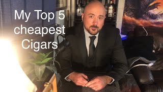 My Cheapest Top 5 Cigar review [upl. by Mattie]