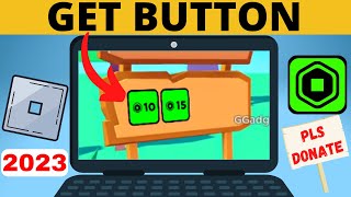 How to Get Donation Button in Pls Donate  Set Up Donations in Roblox Pls Donate [upl. by Kenaz]