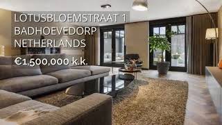 Lotusbloemstraat 1 1171 ZV BADHOEVEDORP  Luxury home for sale [upl. by Broddy]