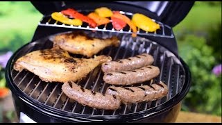 CharBroil Patio Bistro 240 Red Barbeque  Product Video [upl. by Enyaj]