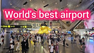 A tour of the worlds best airport  Hamad International Airport  Doha  vlog [upl. by Arvid207]