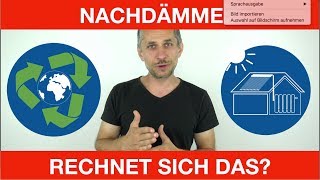 NACHDÄMMEN  RECHNET SICH DAS  NACHHALTIG HEIZEN 27 [upl. by Nnalorac]