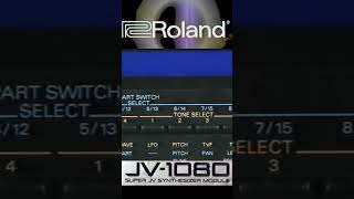 Roland JV1080 training video  operating the front panel  Fan Edit [upl. by Ritchie]