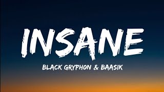 Black Grpyh0n amp Baasik Insane Lyrics Video [upl. by Akkeber]