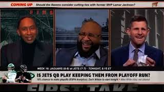 Stephen A Smith didn’t have to go that far with Dan Orlovsky 💀😆 nfl sports [upl. by Xella]