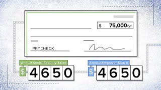 How Social Security benefits are calculated on a 75000 salary [upl. by Francisco]