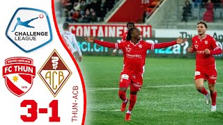 FC Thun vs AC Bellinzona 31 Highlights Swiss Challenge League [upl. by Nylasej]