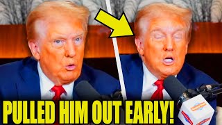 Trump YANKED Out Of Interview EARLY By Handlers After MELTDOWN [upl. by Iden]