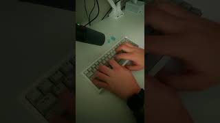 Sound Testing the Akko V3 Creamy Blue Switches [upl. by Laram]