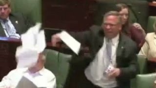 Illinois lawmaker Rep Mike Bost explains angry outburst [upl. by Haywood726]