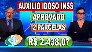 ✔️APROVADO BENEFICIO INSS EM 2 PARCELAS PARA APOSENTADOS E PENSIONISTAS PELA CAIXA EM 2024 [upl. by Brandi915]