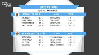 Bilton In Ainsty CC 1st XI v Harrogate CC 2nd XI [upl. by Rona621]