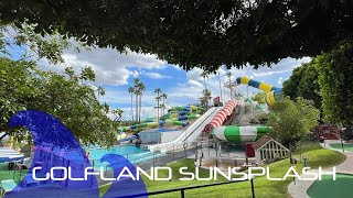 Golfland Sunsplash Mesa  All Slides 4K POV [upl. by Atiuqihs]