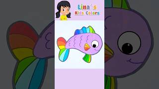 Rainbow fish  Kids Songs ✨💖🌟 shorts nurseryrhymes drawing [upl. by Acalia]