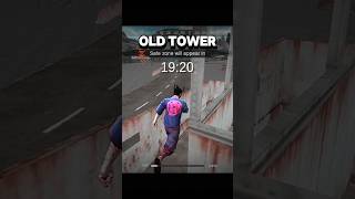 Old tower😥❤️ shorts freefire tgrnrz video [upl. by Ecienahs59]