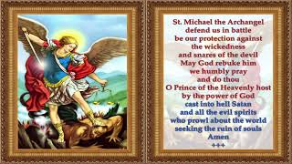 A short prayer of St Michael the Archangel [upl. by Weinert222]