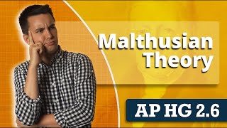 Thomas Malthus and Malthusian Theory AP Human Geography Review Unit 2 Topic 6 [upl. by Redmer]