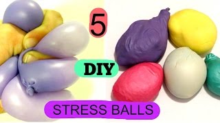 5 DIY Stress Balls [upl. by Khai]