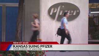 Kansas sues Pfizer over COVID19 vaccine [upl. by Danielson21]