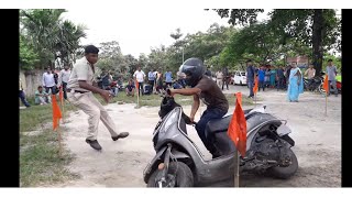 Two wheeler driving test Tamilnadu ll funny driving test in RTO office [upl. by Llerrut]