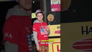 Wearing Trump Clothes In the Hood – Unexpected Reactions funny youtubeshorts [upl. by Nerha963]